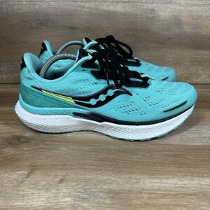 Saucony Triumph 19 Womens Shoes Size 10.5 Blue Running Walking Athletic Sneakers